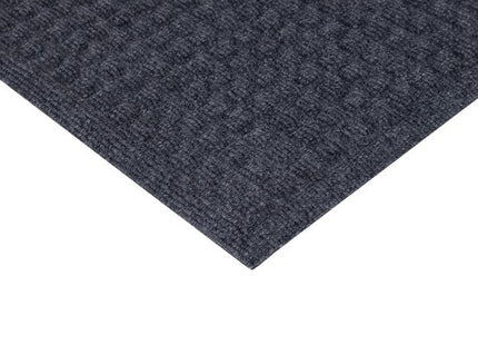 Eco Friendly Waffles Pattern Door Mat - Grey