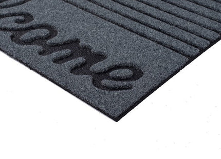 Eco-Friendly "Welcome" Door Mat - Dark Grey