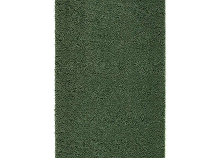 Washable Forest Green Shaggy Rug