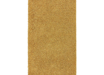 Washable Ochre Shaggy Rug