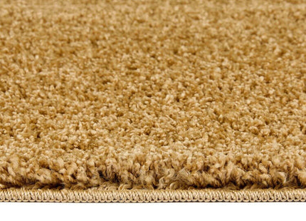 Washable Ochre Shaggy Rug