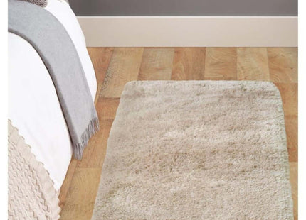 Soft Washable Beige Shaggy Rug | SA-02