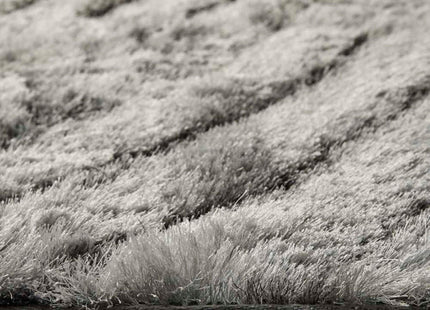Dallas Silver Grey Shaggy Rug