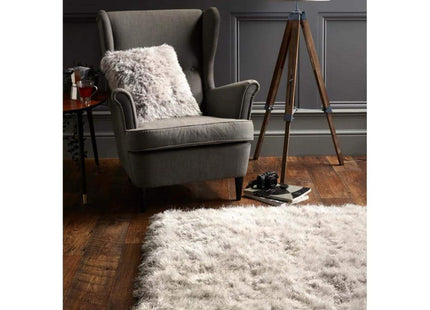 Extravagance Silver Grey Shaggy Rug