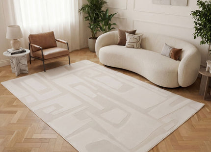 Loft Abstract Cream Rug