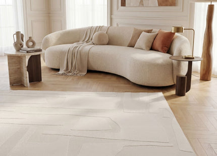 Loft Abstract Cream Rug