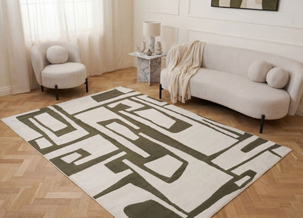 Loft Abstract Green Rug
