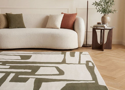 Loft Abstract Green Rug
