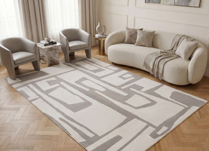 Loft Abstract Grey Rug