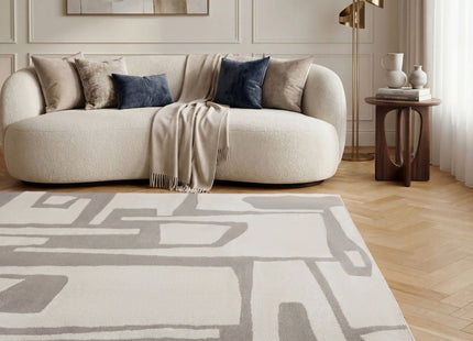 Loft Abstract Grey Rug
