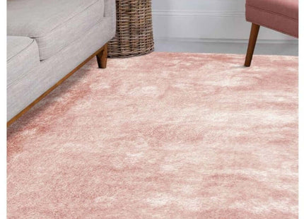 Shimmer Pink Supersoft Shaggy Rug | ODS33