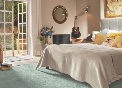 Hush Solid Aqua Luxury Rug