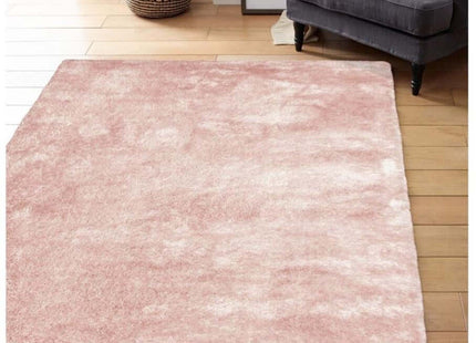 Shimmer Pink Supersoft Shaggy Rug | ODS33