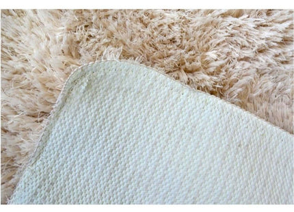 Soft Washable Beige Shaggy Rug | SA-02