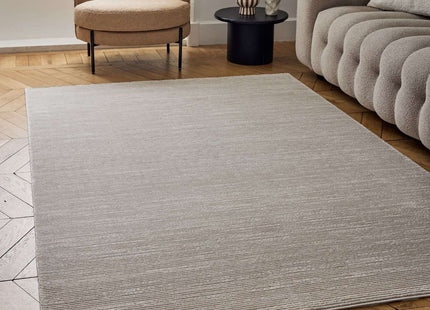 Carmel Beige-Cream Striped Rug | 6020