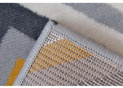 Maestro Geometric Yellow Rug | 3658 GB12