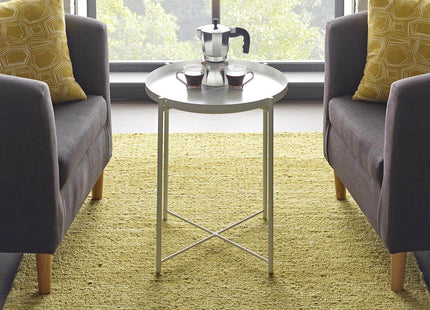 Country Autumn Gold Solid Wool Rug
