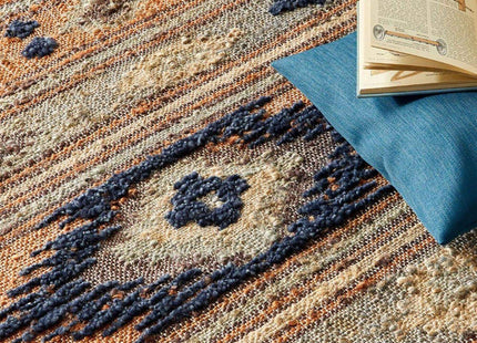 Indio Multicolour Aztec Jute Rug