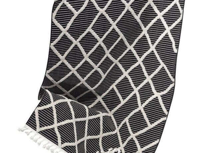 Scandi Indoor Rug Anthracite & White