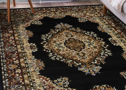 Maestro Traditional Black Rug | 4470 B11