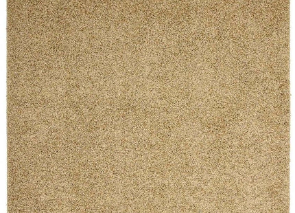 Fiji Latte Beige Washable Solid Shaggy Rug