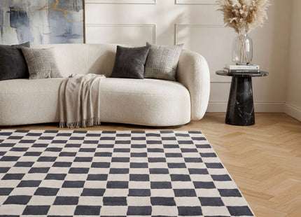 Loft Checkerboard Blue Rug