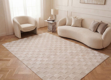 Loft Checkerboard Cream Rug
