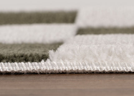 Loft Checkerboard Green Rug