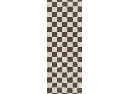 Loft Checkerboard Green Rug