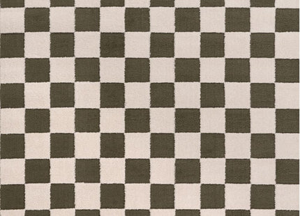Loft Checkerboard Green Rug