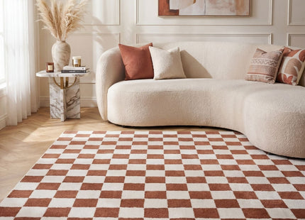 Loft Checkerboard Terra Rug