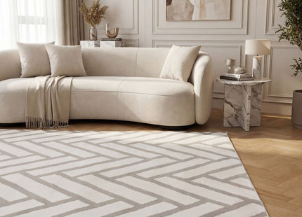 Loft Chevron Grey Rug
