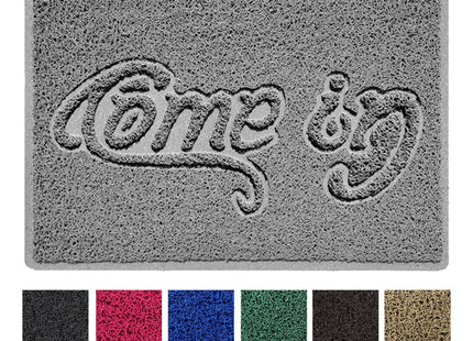 "Come In" Grey Spaghetti Door Mat