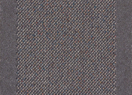 Washable Bordered Dark Grey Rug | 110D