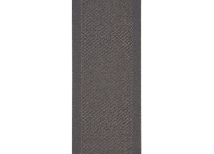 Washable Bordered Dark Grey Rug | 110D