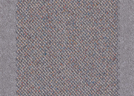 Washable Bordered Silver Grey Rug| 110G