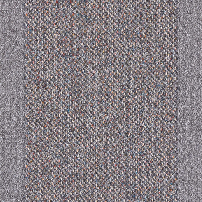 Washable Bordered Silver Grey Rug| 110G