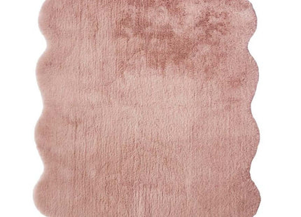 Luxury Pink Faux Fur Rug