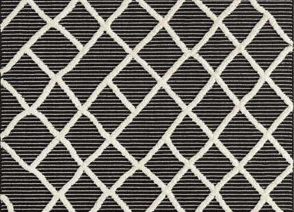 Scandi Indoor Rug Anthracite & White