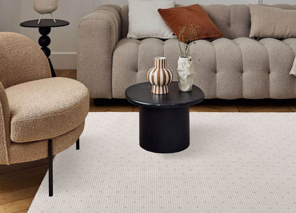 Carmel Cream-Beige Dots Rug | 6080