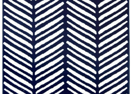 Maestro Herringbone Blue Rug