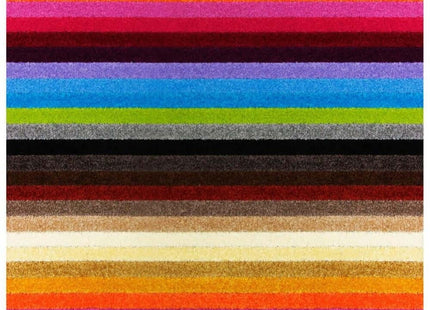 Linea Rainbow Striped Washable Rugs & Runners