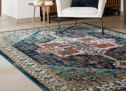 Granada Multicolour Vintage Rug | Emerald
