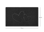 Black / 75cm x 44cm / Yes (Suitable for Indoors)