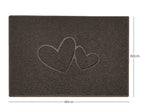 90cm x 60cm / Double Heart