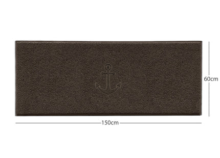 "Anchors Away" Grey Spaghetti Door Mat