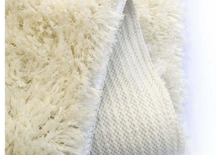 Soft Washable Ivory Shaggy Rug | SA-01