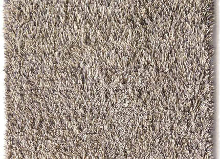 Imperial Mid Grey Mix Shaggy Pile Wool Rug