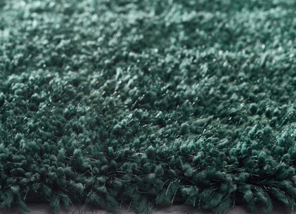 Chicago Forest Green Shaggy Rug