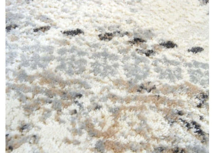 Abstract Vintage Cream & Grey Rug